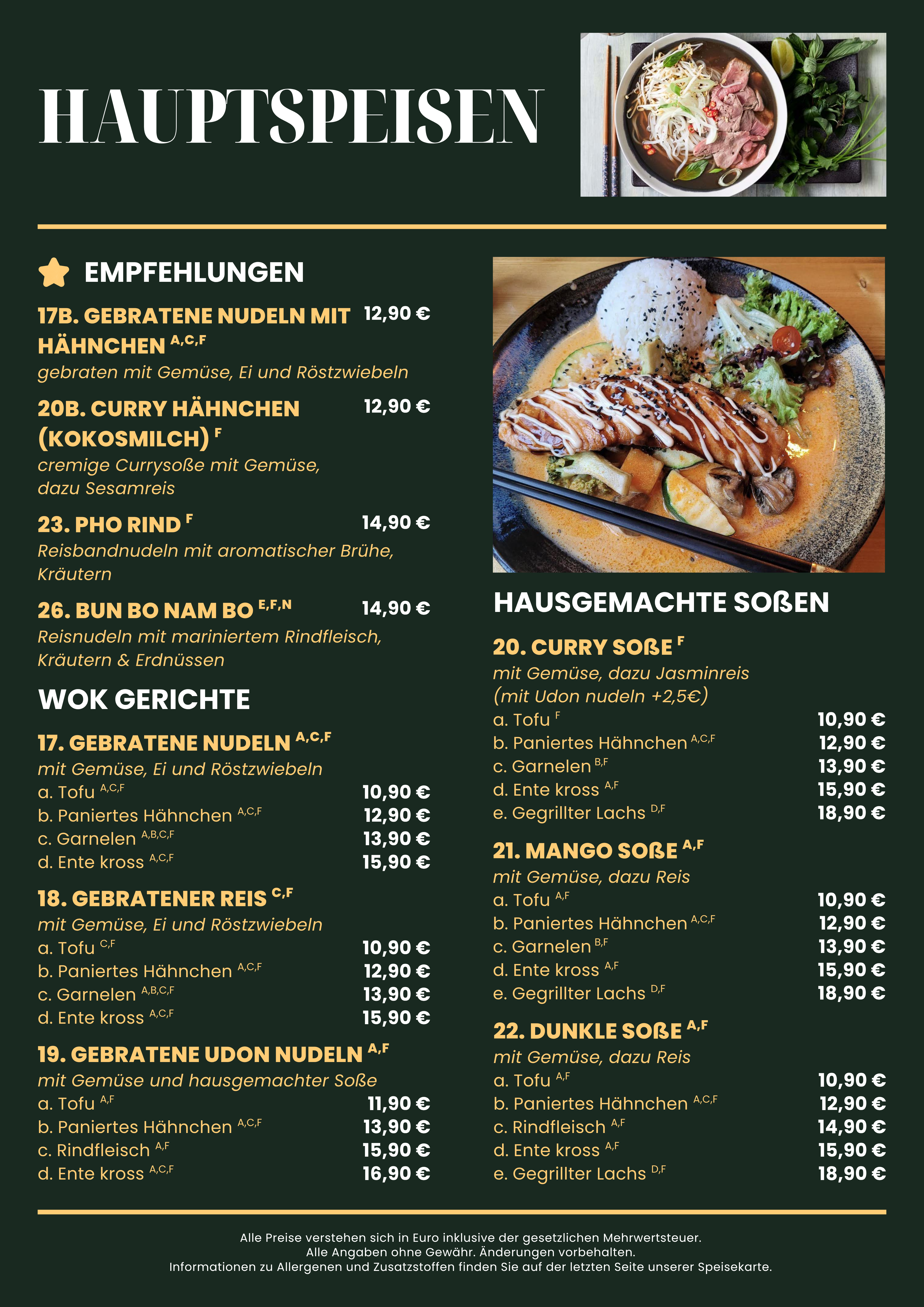Speisekarte Seite 5